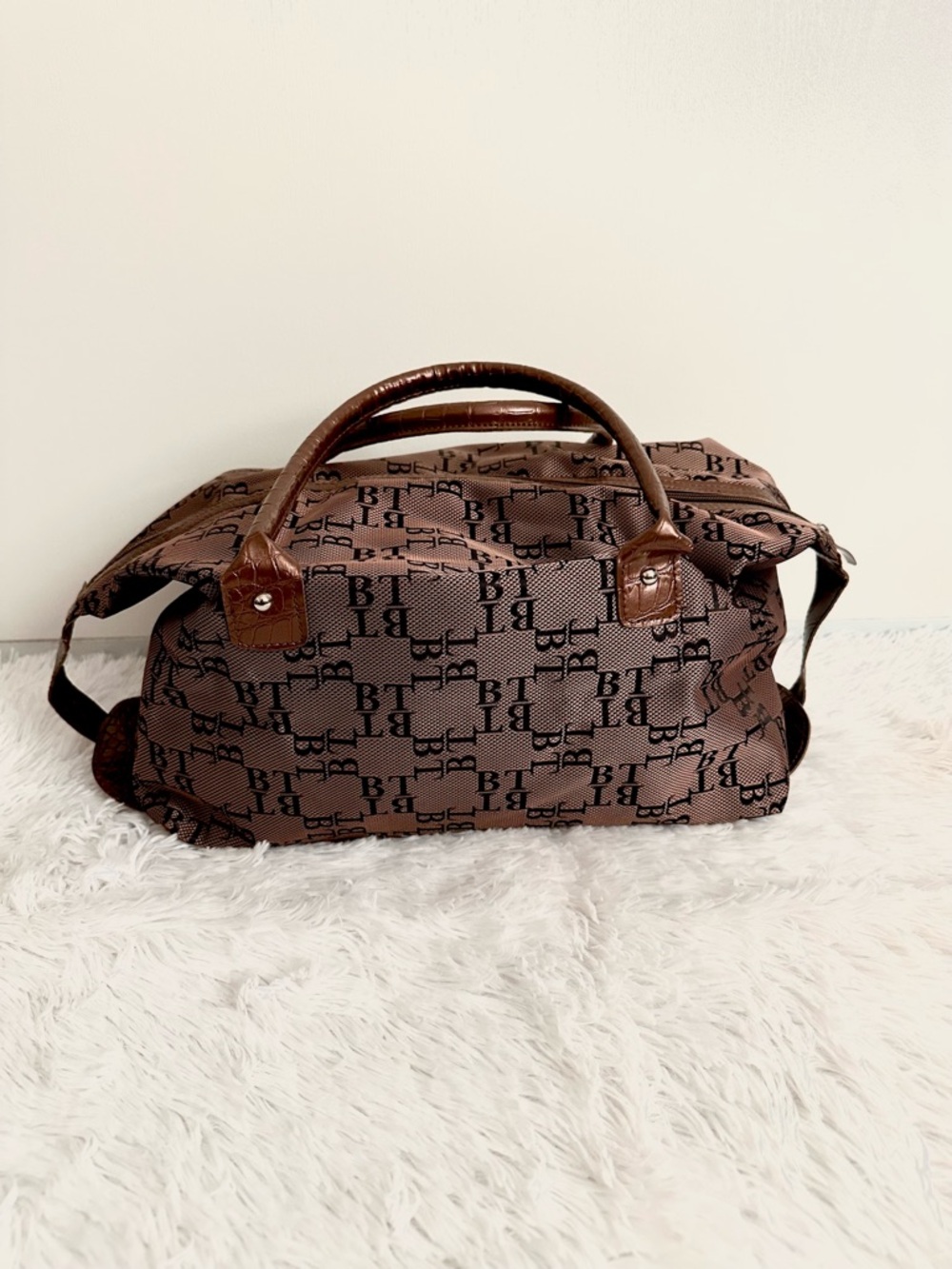 Brown Monogram Mini Travel Duffel Bag